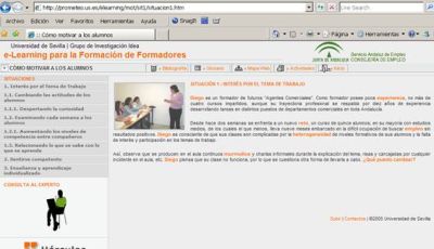 Estructura de contenidos en torno a casos